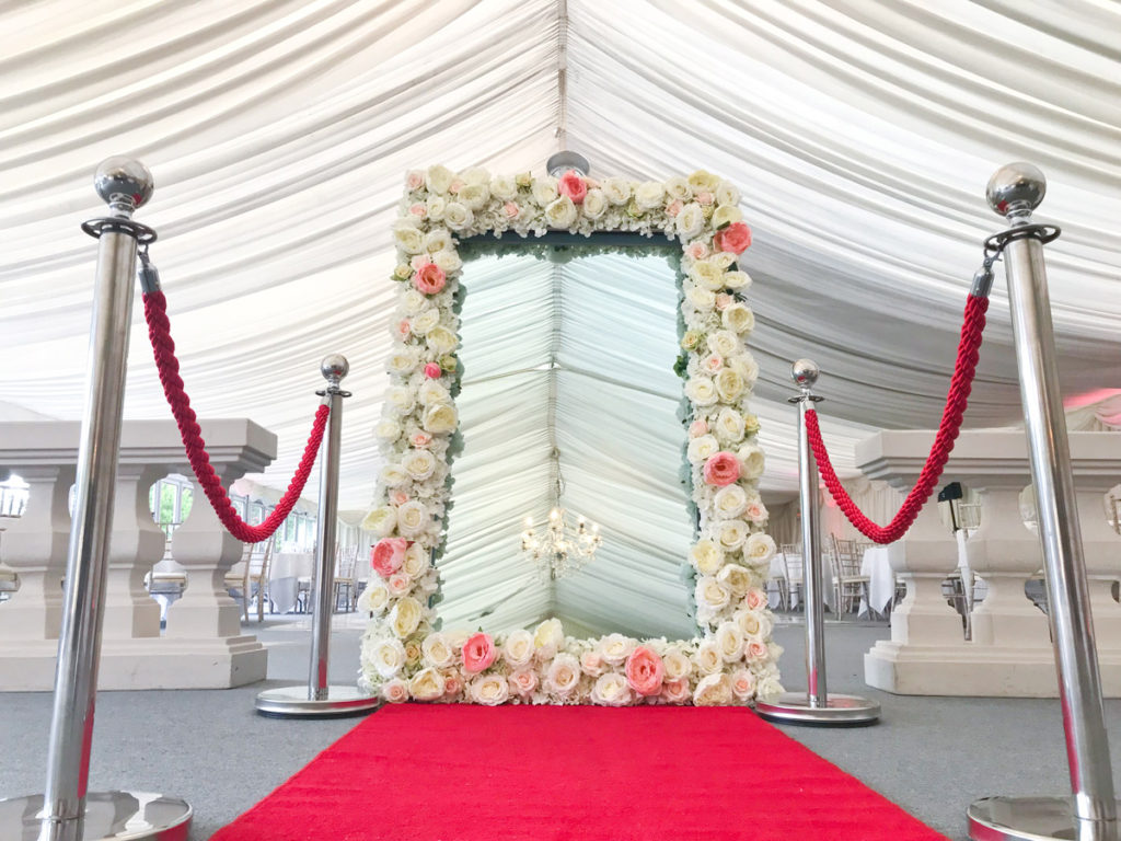 Beautiful Floral Frame and VIP Styling